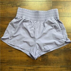 Old Navy Lavender High-Waist Athletic Shorts